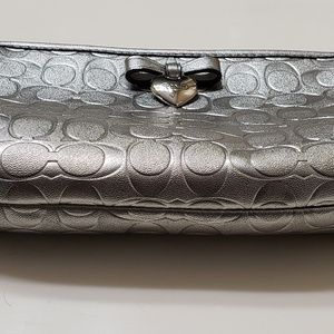 COACH signature wristlet